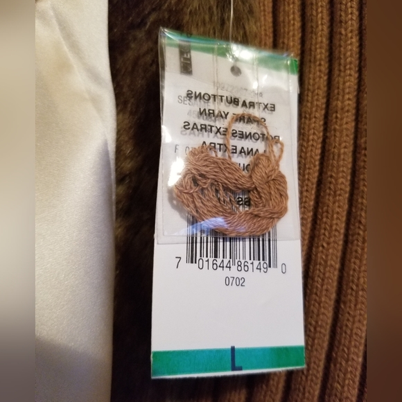 Chocolate Mocha Faux Fur Knit Sweater Vest - Picture 8 of 11